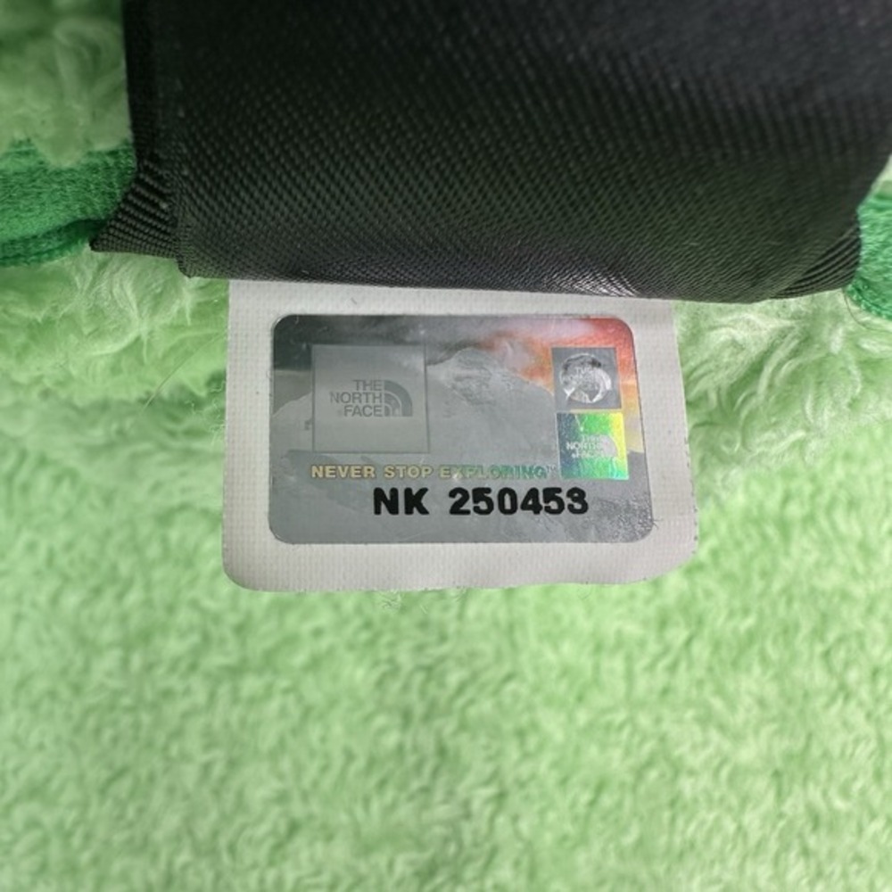 The North Face Osito Fleece Jacket Womens XXL Lime Green Full Zip Soft Fuzzy - Picture 12 of 16